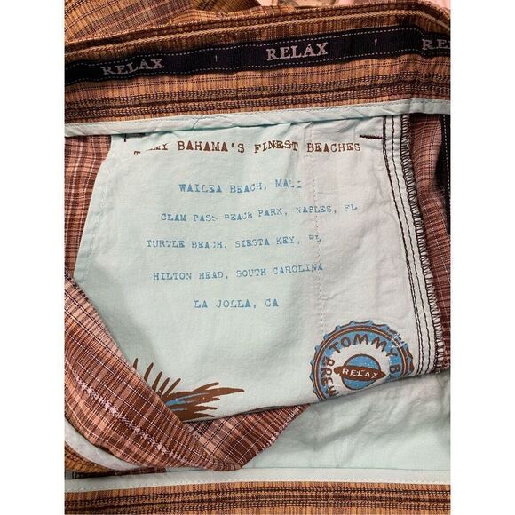 Tommy Bahama Men’s Linen Blend Relax Shorts Sz. 38 Flat Front Travel Weekend - Picture 8 of 8